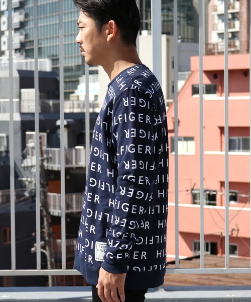 tシャツ Tシャツ Tommy Hilfiger/トミーヒルフィガー LS CREW オールオーバープリントロンT | TOMMY HILFIGER | 02