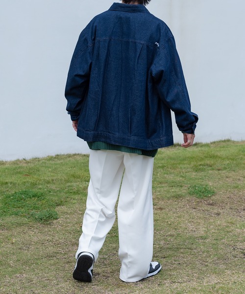 Perushu ジャケット Gジャン ルーズデニムジャケット : ZOZOTOWN Yahoo