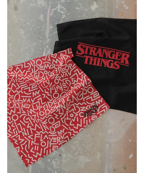スカーフ バンダナ ■STRANGER THINGS ロゴバンダナ|ZOZOTOWN |02