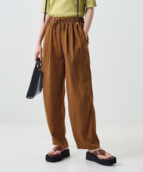 パンツ 小紋柄プリントパンツ6,380円