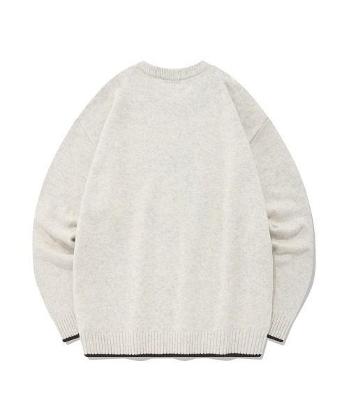 【COVERNAT】Cロゴラムウールパーカーニット★韓国人気★ COVERNAT セーター ニット 「COVERNAT」C LOGO KNIT / カバー