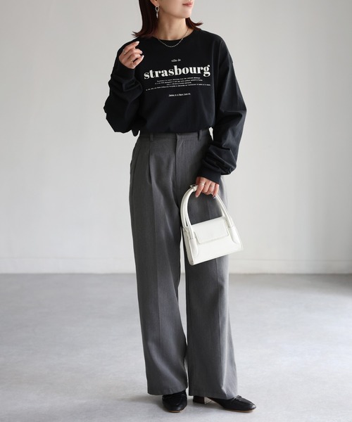 tシャツ GILDAN strasbourgプリントロンT レディース | Riberry | 18