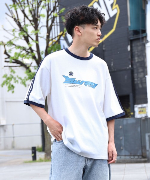 26.5㎝　メンズ ZIP FIVE tシャツ 「ZIP FIVE」 アソート ロゴ ビッグシルエット