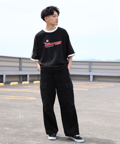 26.5㎝　メンズ ZIP FIVE tシャツ 「ZIP FIVE」 アソート ロゴ ビッグシルエット