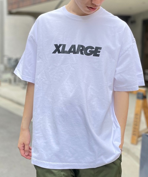 国内配送★XLARGE★フロントロゴ 半袖T 3色 合わせやすい 国内配送☆XLARGE☆フロントロゴ 半袖T 3色 合わせやすい (X