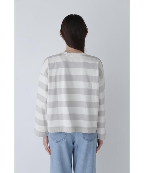 human woman / ヒューマンウーマン ◆太ボーダーカットソー 楽天市場】【SALE／60%OFF】◇太ボーダーカットソー human woman