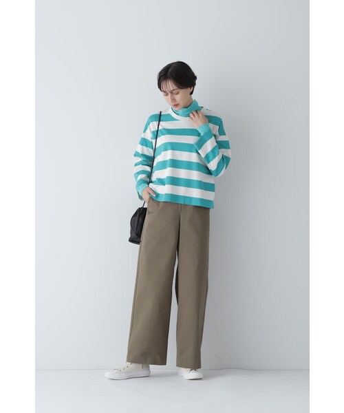 human woman tシャツ 太ボーダーカットソー レディース : ZOZOTOWN