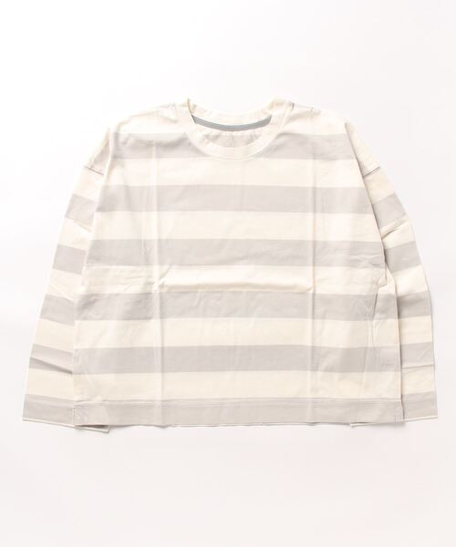human woman / ヒューマンウーマン ◆太ボーダーカットソー human woman tシャツ 太ボーダーカットソー レディース