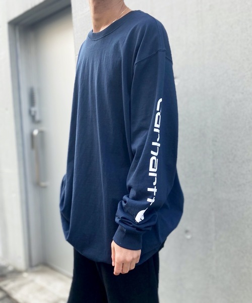 tシャツ Tシャツ レディース 「carhartt」カーハート Long Sleeve Graphic Logo T-Shirt ロングスリーブ グラ｜zozo