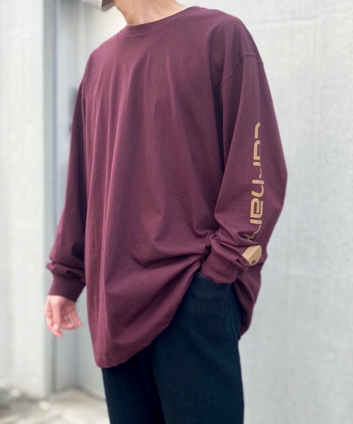 【Carhartt】グラフィック 長袖 Tシャツ ブラック / 送料無料 Carhartt tシャツ 「carhartt」カーハート Long Sleeve Graphic