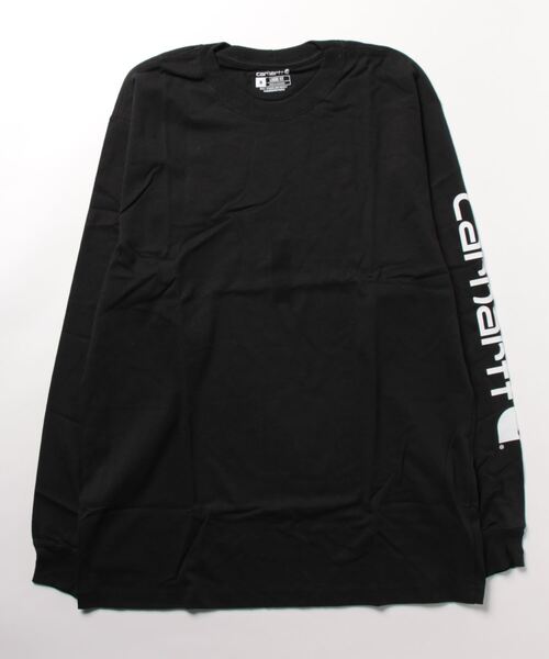 【Carhartt】グラフィック 長袖 Tシャツ ブラック / 送料無料 Carhartt tシャツ 「carhartt」カーハート Long Sleeve Graphic