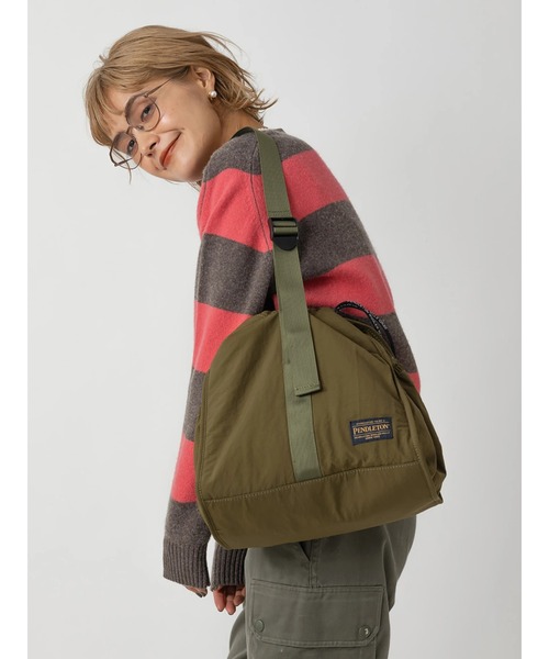 【未使用】 PENDLETON × MARIE INABA 離脱ポーチ付バッグ PENDLETON エコバッグ 「PENDLETON×MARIE INABA」DRAW 2WAY BAG