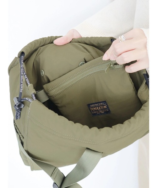 PENDLETON エコバッグ 「PENDLETON×MARIE INABA」DRAW 2WAY BAG