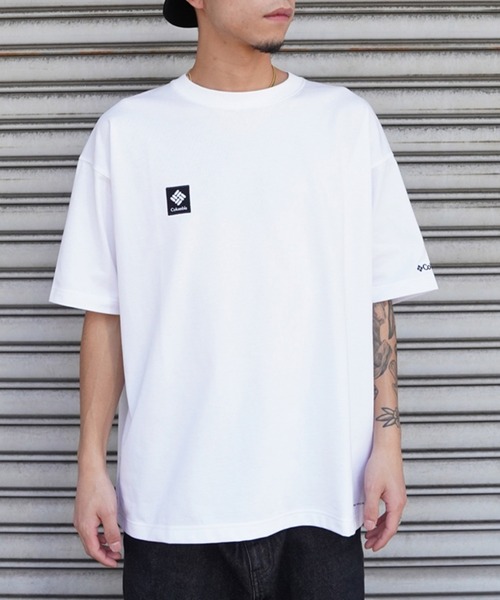 コロンビア 半袖Tシャツ メンズ COLUMBIA PM0714 ベージュ ホワイト 白 ウェア トップス 半袖 Tシャツ 吸湿速乾 クルーネック ブランド ロゴ プリント Columbia コロンビア columbia メンズ Tシャツ 半袖 カジュアル