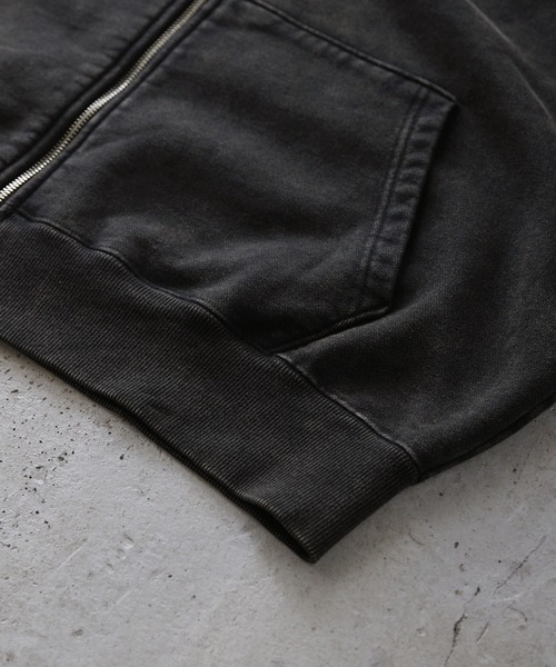 CLEL パーカー 「CLEL」Heavy Weight Logo Embroidered Full-Zip