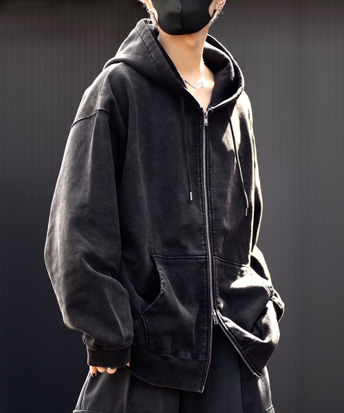 CLEL パーカー 「CLEL」Heavy Weight Logo Embroidered Full-Zip