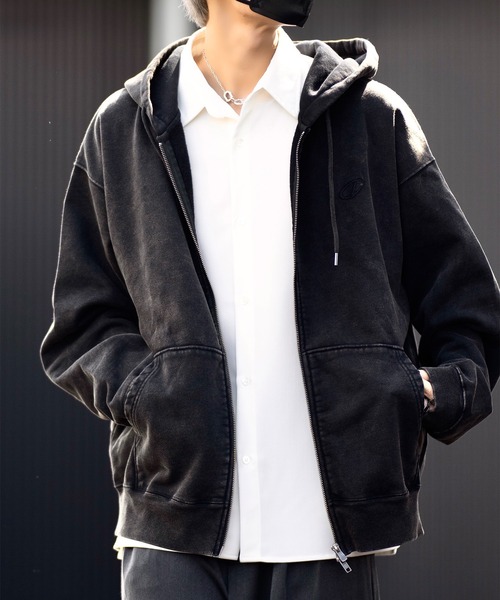 CLEL パーカー 「CLEL」Heavy Weight Logo Embroidered Full-Zip