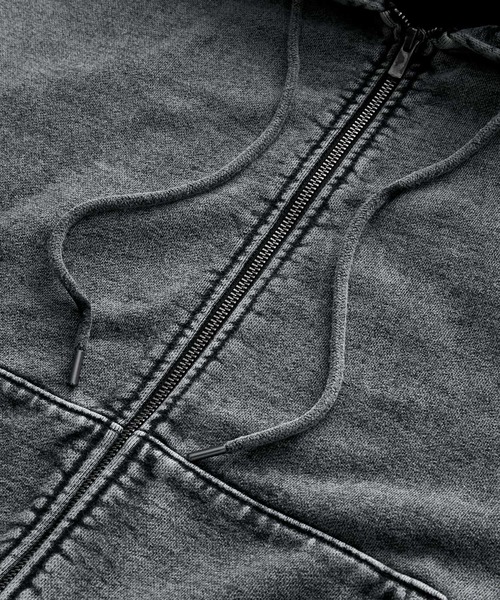 パーカー 「CLEL」Heavy Weight Logo Embroidered Full-Zip Hoodie/ヘビーウェイト ロゴ刺繍フルジップパーカー メンズ レディース | CLEL | 18