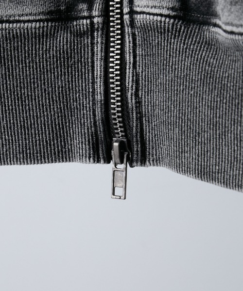 パーカー 「CLEL」Heavy Weight Logo Embroidered Full-Zip Hoodie/ヘビーウェイト ロゴ刺繍フルジップパーカー メンズ レディース | CLEL | 21