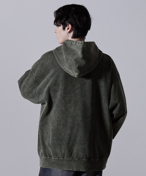 CLEL ヘビーウェイト ロゴ刺繍フルジップパーカー CLEL（クレイル）の「【CLEL】Heavy Weight Logo Embroidered