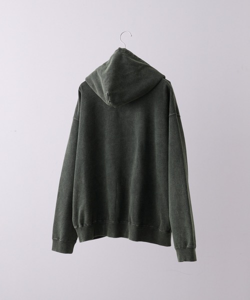 CLEL ダブルジップパーカー CLEL パーカー 「CLEL」Heavy Weight Logo Embroidered Full-Zip