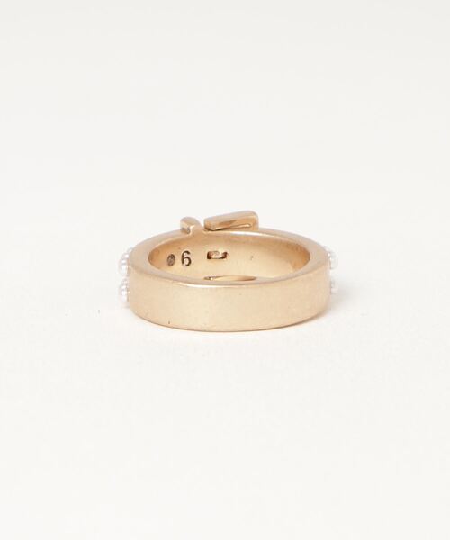 指輪 BREA BEADED BUCKLE SHAPE RING | BREA ビーズ バックル シェイプ