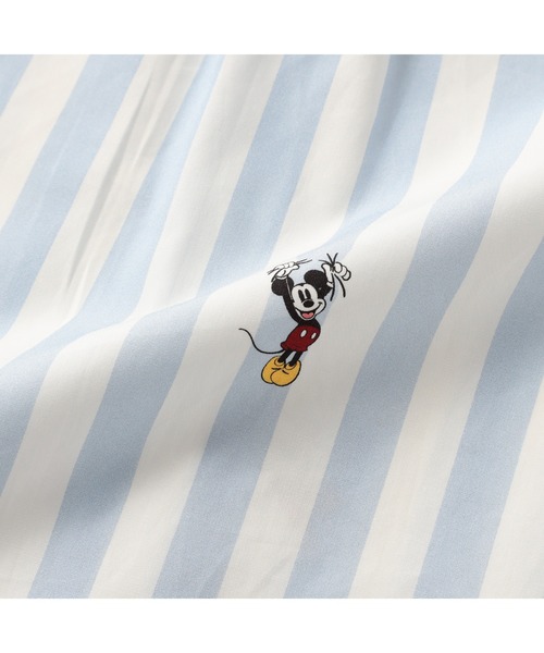 TOMMY HILFIGER シャツ TOMMYXDISNEY ミッキーイサカストライプシャツ 