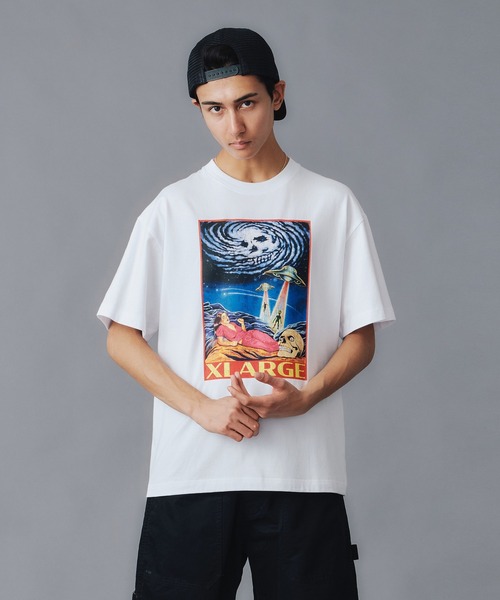 XLARGE tシャツ BEWARE OF ALIEN S/S TEE メンズ レディース