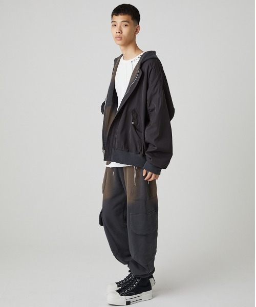 DISCOVERED パーカー LAYERED REVERSIBLE BLOUSON メンズ