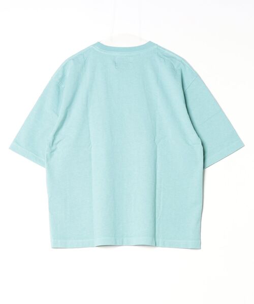 tシャツ 「TETERA×ドラえもん」OVER DYE T-SH-L-LGRAY / ドラえもん刺繍 オーバーダイ加工 ショートスリーブ Tシャツ t TETERA tシャツ 「TETERA×ドラえもん」OVER DYE T-SH-L-LGRAY