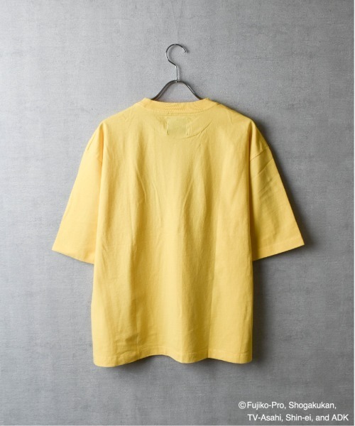 tシャツ Tシャツ レディース 「TETERA×ドラえもん」OVER DYE T-SH-L-LGRAY / ドラえもん刺繍 オーバーダイ加工 ショート｜zozo｜15