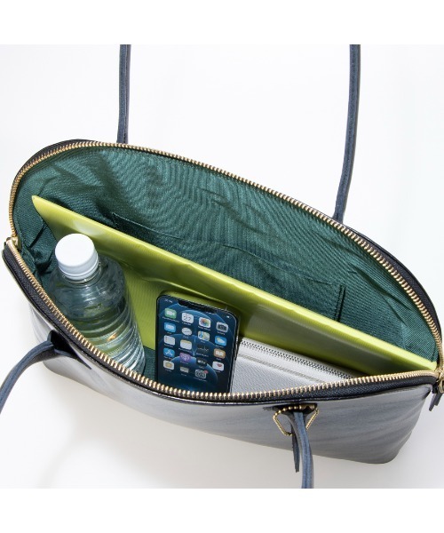 ing ショルダーバッグ バッグ レザージップトップバッグ レディース