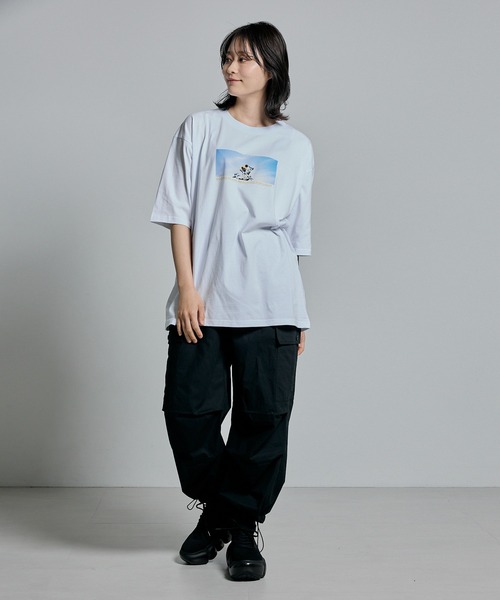 tシャツ 「ZOZOTOWN限定」Organic cotton photo graphic BIG T(UNISEX)/lhpays レディース メン L.H.P tシャツ 「ZOZOTOWN限定」Organic cotton photo graphic