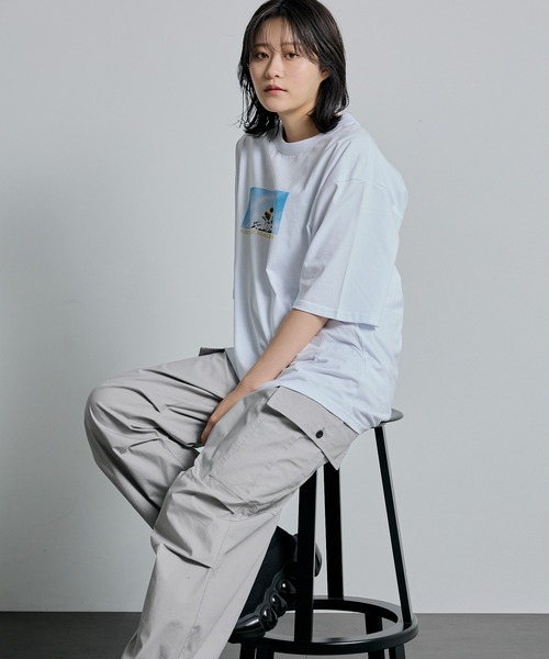tシャツ 「ZOZOTOWN限定」Organic cotton photo graphic BIG T(UNISEX)/lhpays レディース メン L.H.P tシャツ 「ZOZOTOWN限定」Organic cotton photo graphic