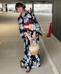 浴衣 「BONLECILL noir」 「綿1...の詳細画像2
