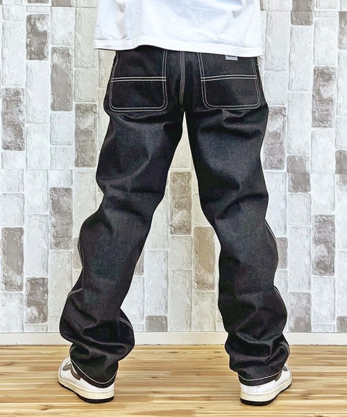 Carhartt ジーンズ WIP リラックスストレートワークデニムパンツ