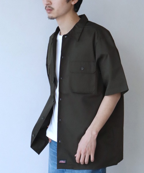 Dickies シャツ 「GENUINE DICKIES/ジェニュインディッキーズ」ツイル