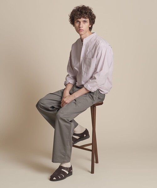 【未使用】ユナイテッドアローズ　ワイドチノM UNITED ARROWS チノパン 「ZOZO限定」TCツイル 1プリーツ ワイド