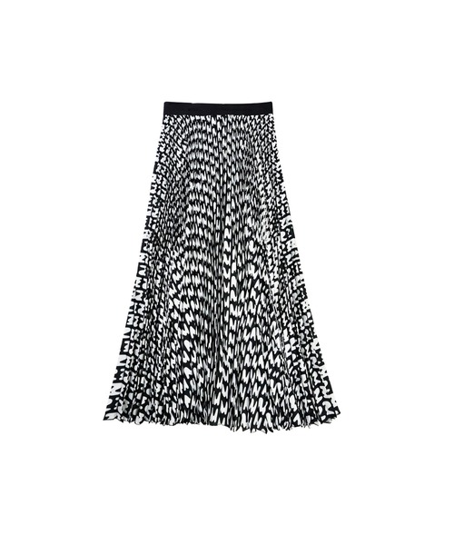 MSGM（エムエスジーエム） スカート 「TheMwave」グラフィックプリント