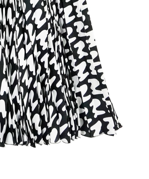 MSGM（エムエスジーエム） スカート 「TheMwave」グラフィックプリント