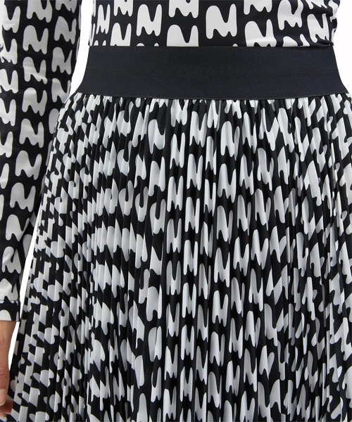 MSGM（エムエスジーエム） スカート 「TheMwave」グラフィックプリント