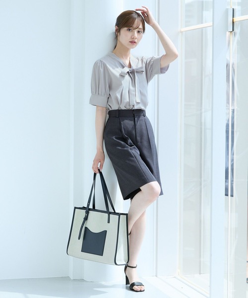 Andemiu（アンデミュウ） ブラウス シャツ 「2025SS新色/WEB限定カラー