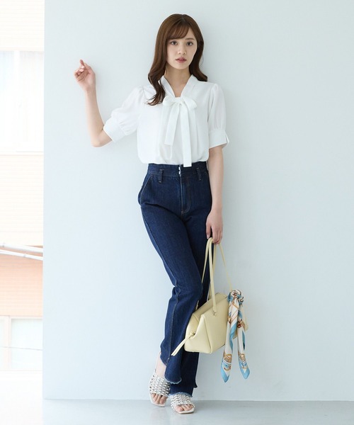 みみみ Andemiu（アンデミュウ） ブラウス シャツ 「2025SS新色/WEB限定カラー