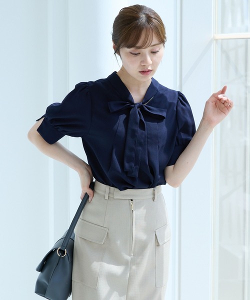 Andemiu（アンデミュウ） ブラウス シャツ 「2025SS新色/WEB限定カラー