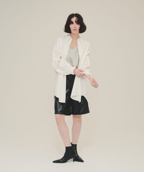 パンツ 「eL」Lether Half Pants/142798 レディース | ブランド登録なし | 07
