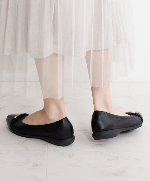 新品未着用♡ 卑弥呼 ヒミコ スニーカーパンプス グレー 24 バレエシューズ ヒミコ 卑弥呼 【撥水】【WEB限定デザイン】プレーンスニーカー