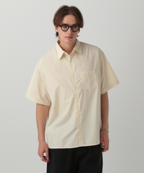 LURAKU シャツ 「LURAKU」Half Sleeve Regular Collar Shirt