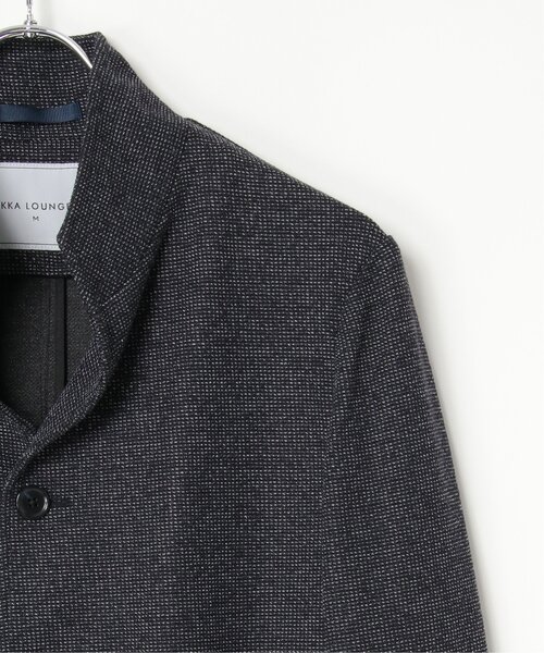 イッカ（ikka）/【イージーケア】GOKU楽ワークワッフルスタンドジャケット IKKA LOUNGE ジャケット テーラードジャケット 「イージーケア」GOKU楽