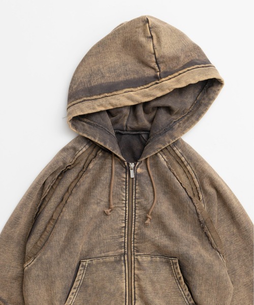 MAISON SPECIAL パーカー Crush Processing Short Length Hoodie 