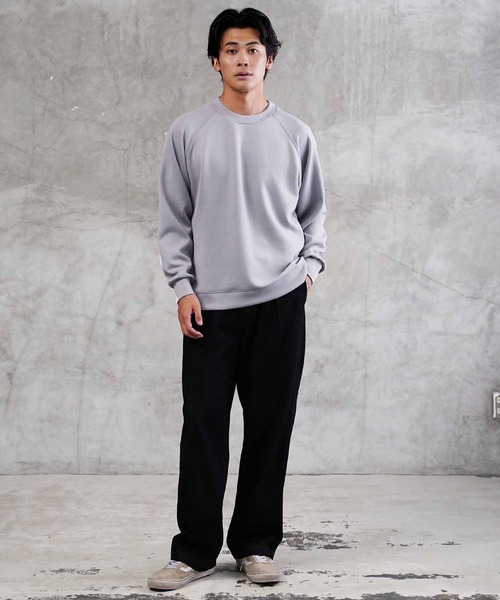 JIGGYS SHOP トレーナー スウェット ダブルフェイスラグラン